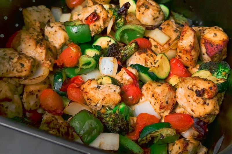 Air Fryer Chicken & Veggies