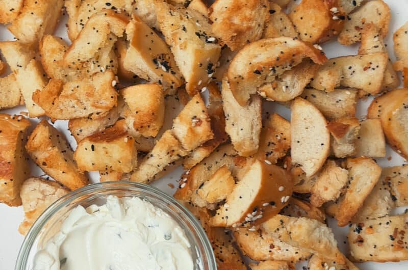 Air Fryer Bagel Bites