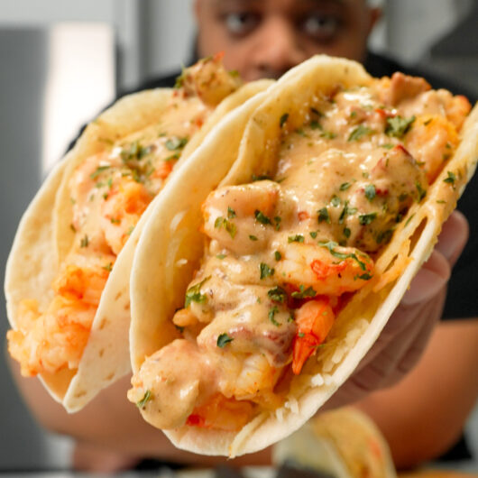 Air Fryer Marry Me Shrimp Tacos